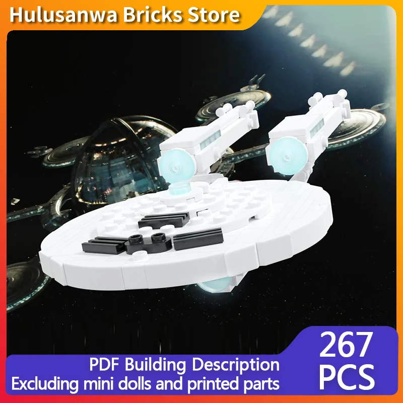 Military Heavy Space Cruiser Model MOC Building Bricks War Equipment Modular Technology Gifts Holiday Assemble Children Toy Suit