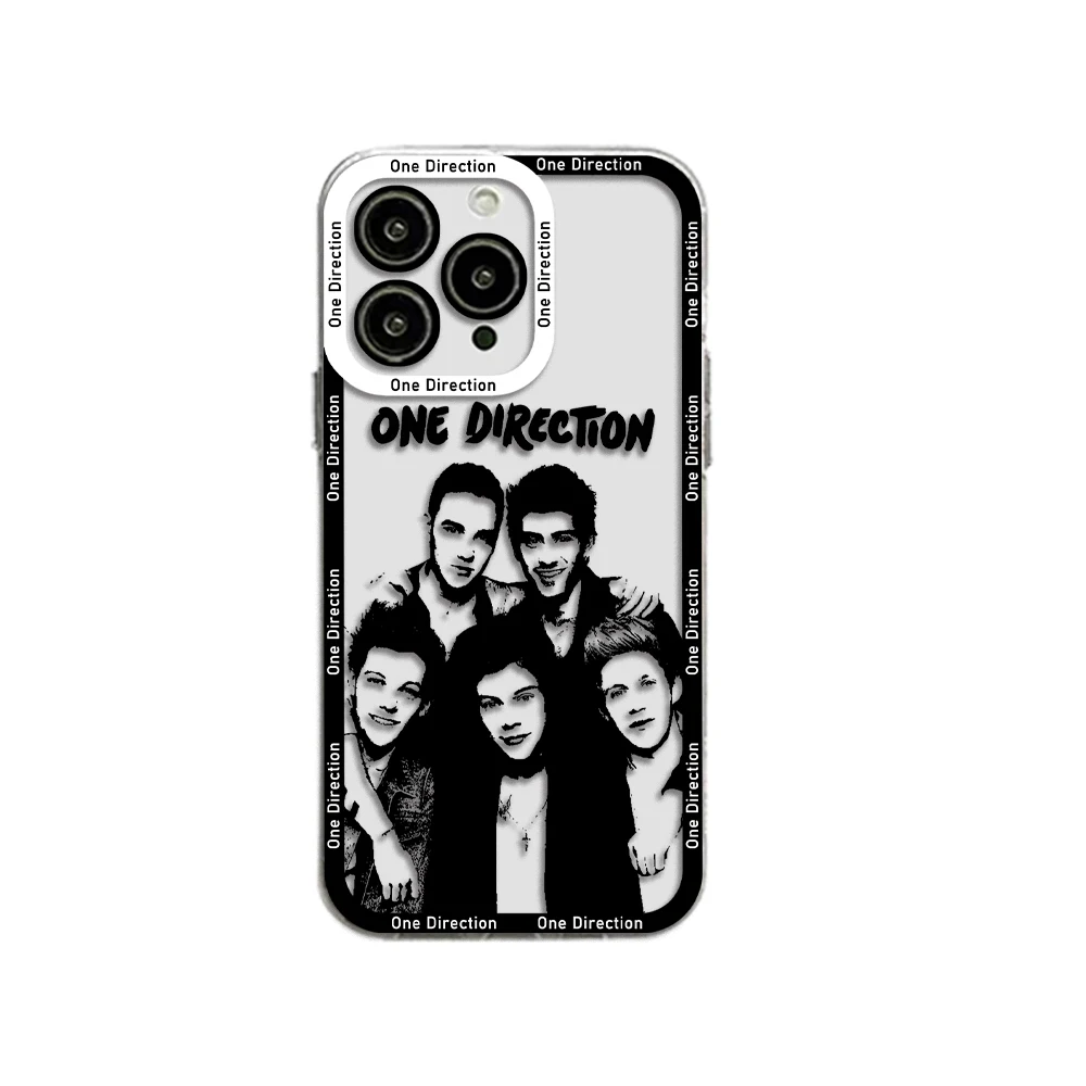 O-one D-Directions Phone Case For iPhone 15 14 13 12 11 Mini Pro Max X XR XSMax 6S 6 7 8 Plus SE20 Transparent Cover