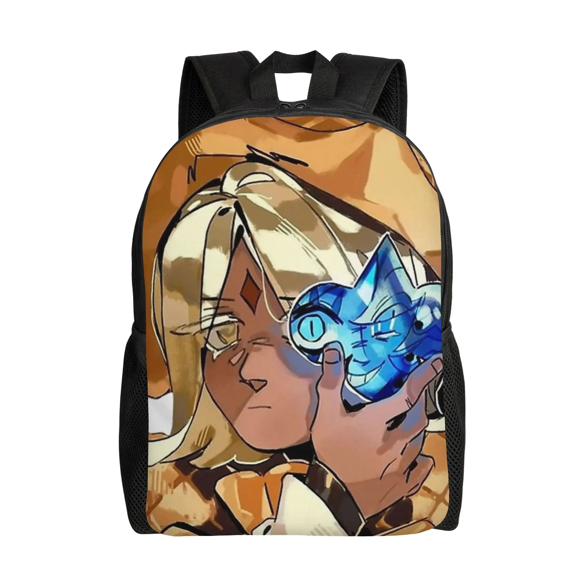 

pure vanilla and shadow milk Cool Backpack Sports Student Hiking Travel Cookie Run Kingdom Daypack for Men Women Shoulder Bag