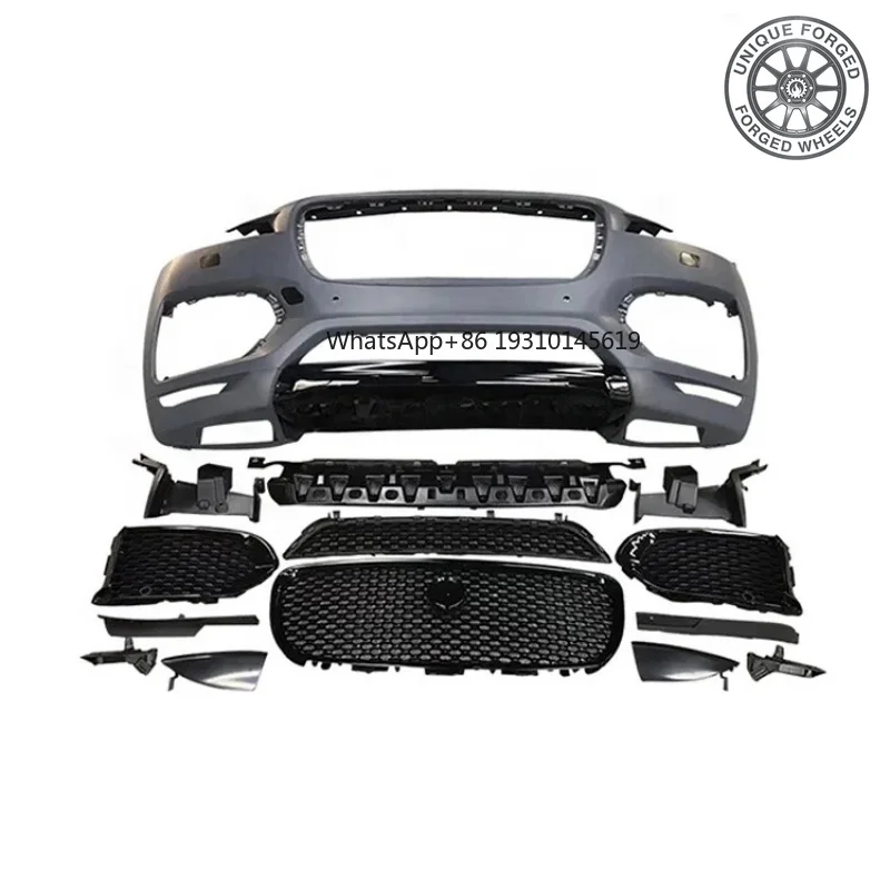 

Комплект обвесов SC Style для Jaguar F-PACE: Модифицированный передний бампер с решеткой радиатора