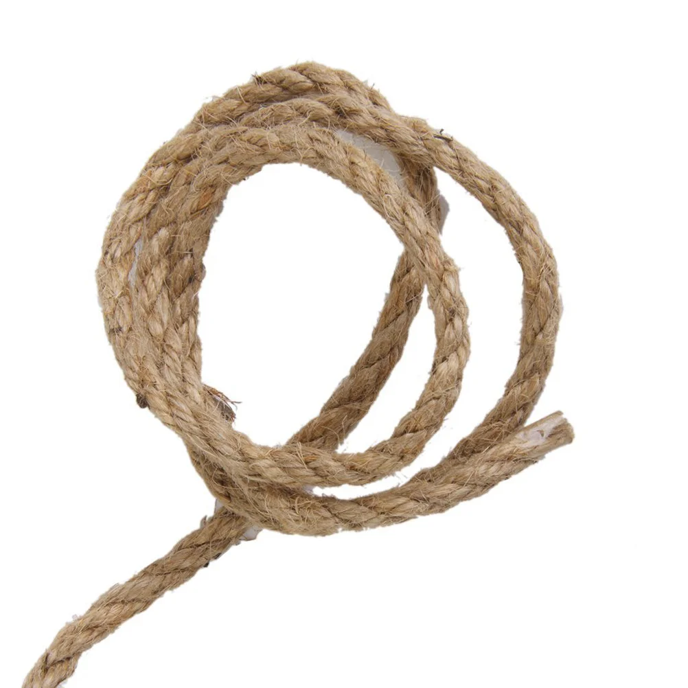 

6mm 10m Durable Eco-Friendly Jute Rope for Clothing Industry DIY Craft Decoration Projects Rope Twine