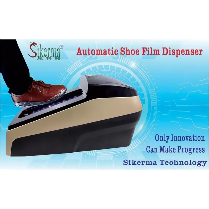 Automatic Shoe Cover Dispenser Machine 1000 Covers Per Roll Digital Display Clinic Hospital Home Cleaning Tool Wholesale