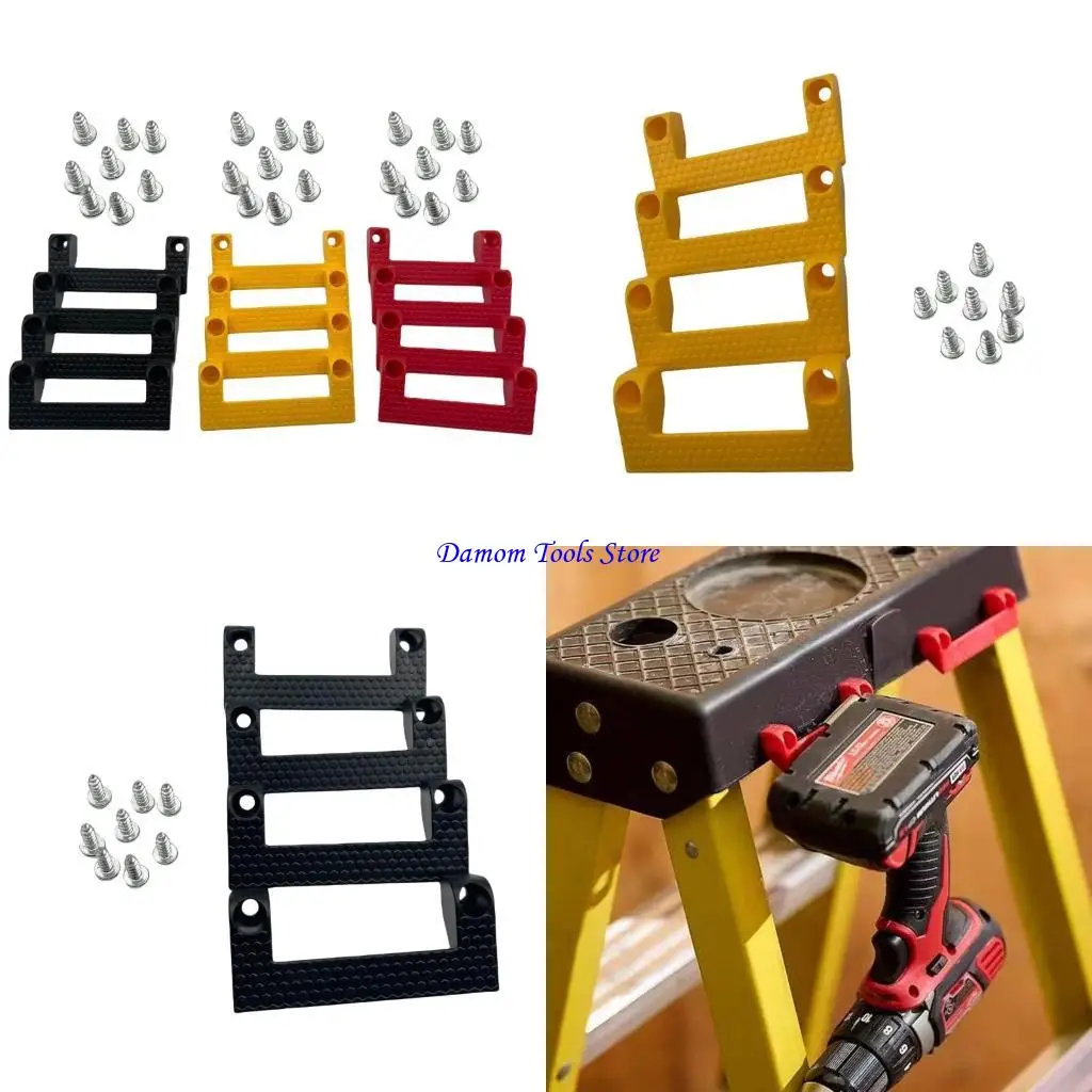 57be-4-個巻尺ホルダーツールオーガナイザーガレージやワークショップの注文を強化します