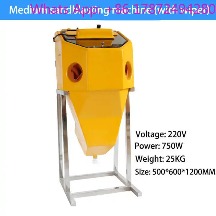 Yellow Medium Sandblasting Machine Tool Jewelry Sandblasting Machine