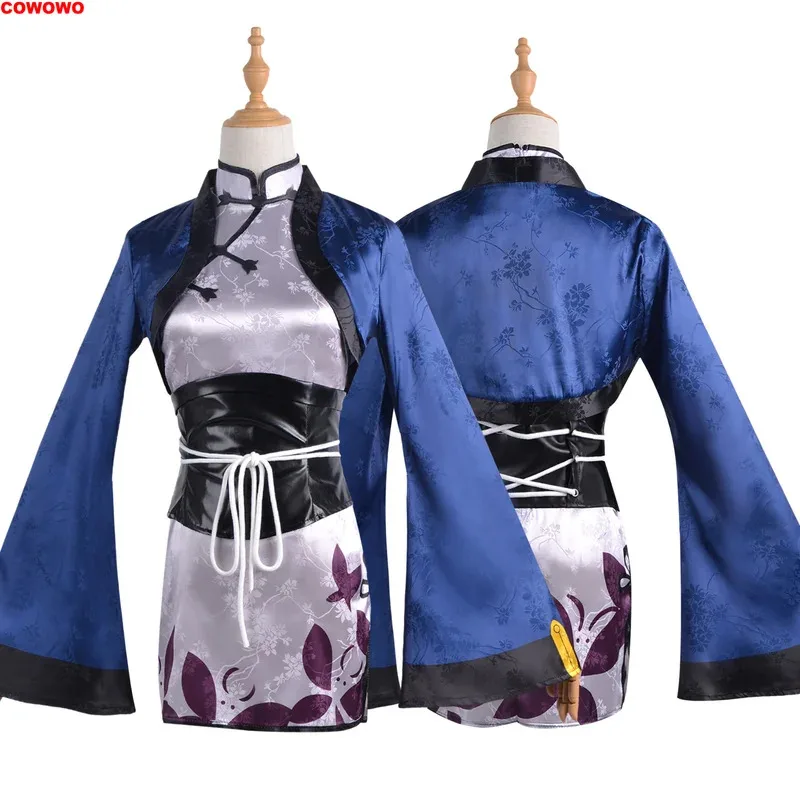 

dd12Black Butler Ciel Phantomhive Blue Cat Cheongsam Royal Sister Ladies Cosplay Costume Cos Game Anime Party Uniform Hallowen P