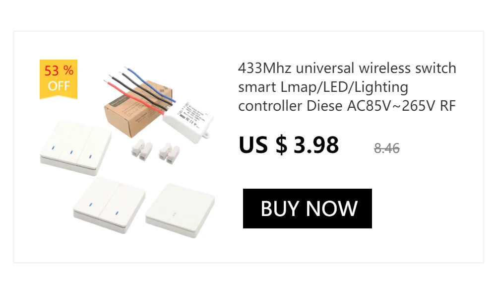 Modulo Interruttore Wifi/RF Per Tende Yueyang – Compatibile Tuya, Alexa, Google, 433 MHz, Per Tapparelle E Garage