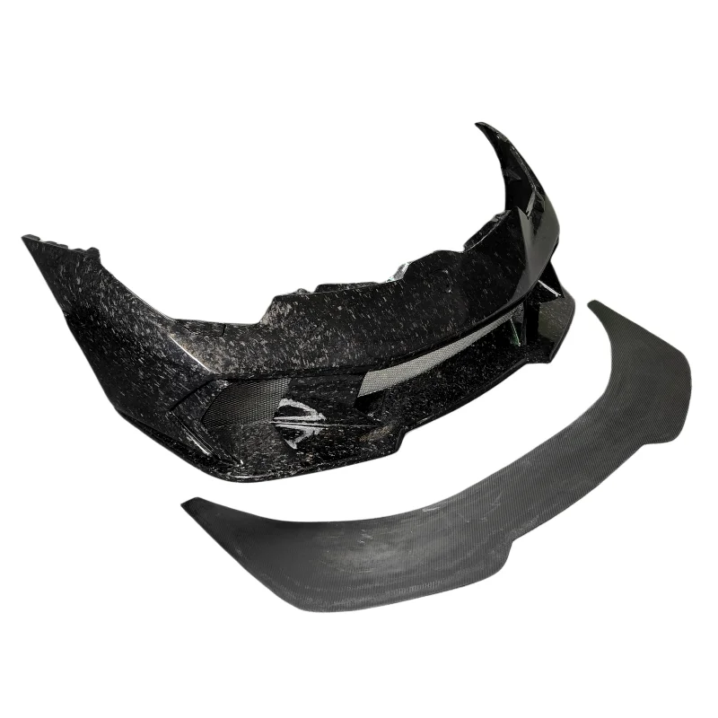 

Прямые продажи с фабрики, V-образный кованый передний бампер из углеродного волокна для Lamborghini Huracan LP580 LP610, комплект кузова