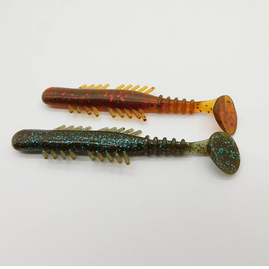Bugsy Shad ESFISHING – Señuelo de vinilo swimbait para spinning - imagen 2