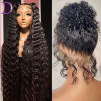 360 Water Wave Human Hair Full Lace Brazilian Hair Wig 4x4 Lace Closure Wig 13x4 Deep Wave Lace Front Human Hair Wigs For Women