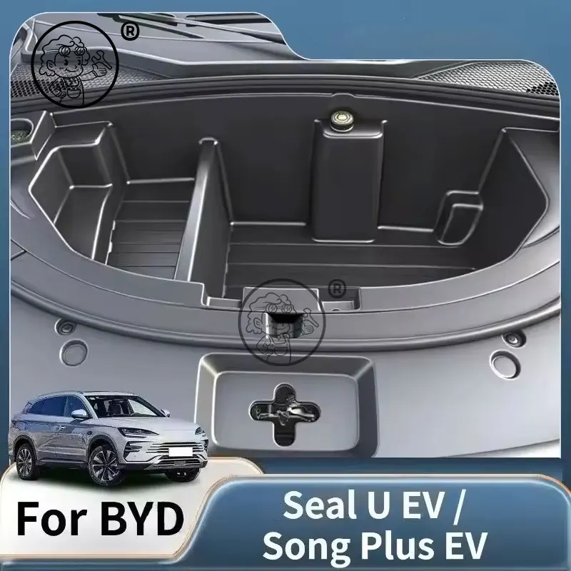 

For BYD Seal U EV 2025 SEALION 6 Song Plus EV 2025 Front Trunk Storage Box Hood Engine Storage Box Modification Auto Accessorie