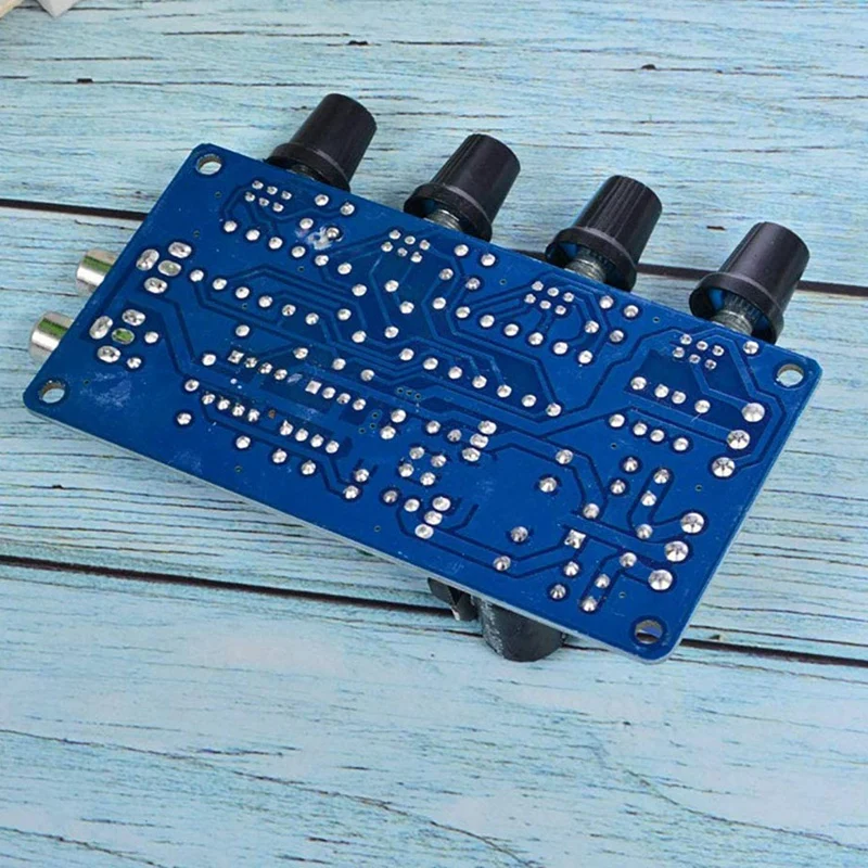 Amplifier NE5532 Preamp Preamplifier Volume Tone Control Finished Board Treble Midrange Bass EQ DIY Dual AC 12V -18V