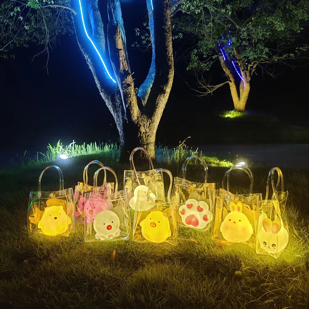 Led Eye-care Sleep Night Lamp Cute Animal Lights regalo di festa per bambini Sleeping luci Creative per lampada da tavolo per camera da letto