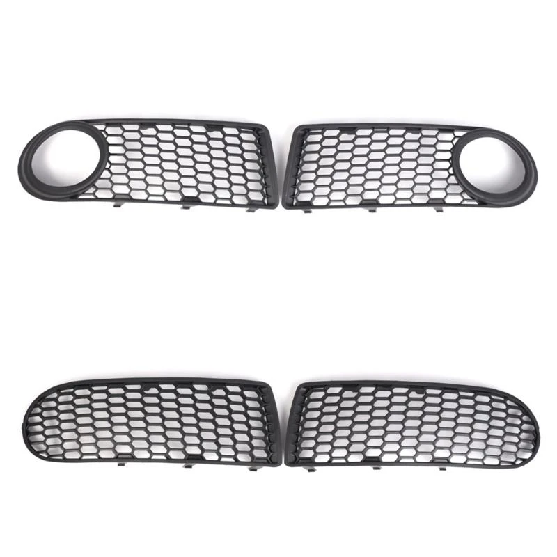 G7NA Auto Links Rechts Vorne Stoßstange Untere GitterGrills Mesh Abdeckung Trim Vent für 1C0807683A 1C0807684A 2006-2010 Einfach – Detail 1