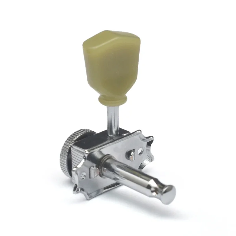 SAPHUE 3 + 3 رؤوس آلة الجيتار ذات الطراز العتيق بنسبة 1:15 سلسلة قفل فاخرة ضبط أوتاد المفاتيح المستقبلون مجموعة استبدال