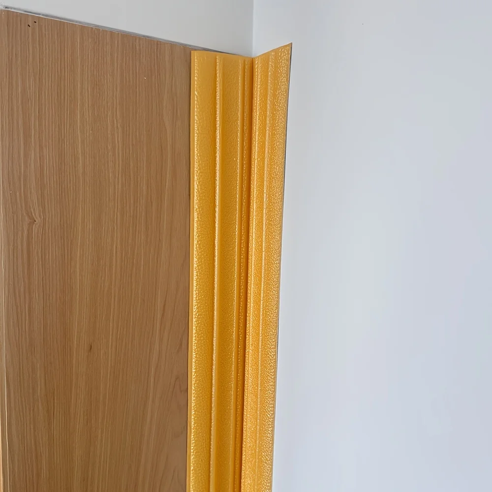 Widen Self Adhesive Ceiling Wall Sticker 3D Decorative Soft foam Background Frame Baseboard Sticker Anti-collision Strip