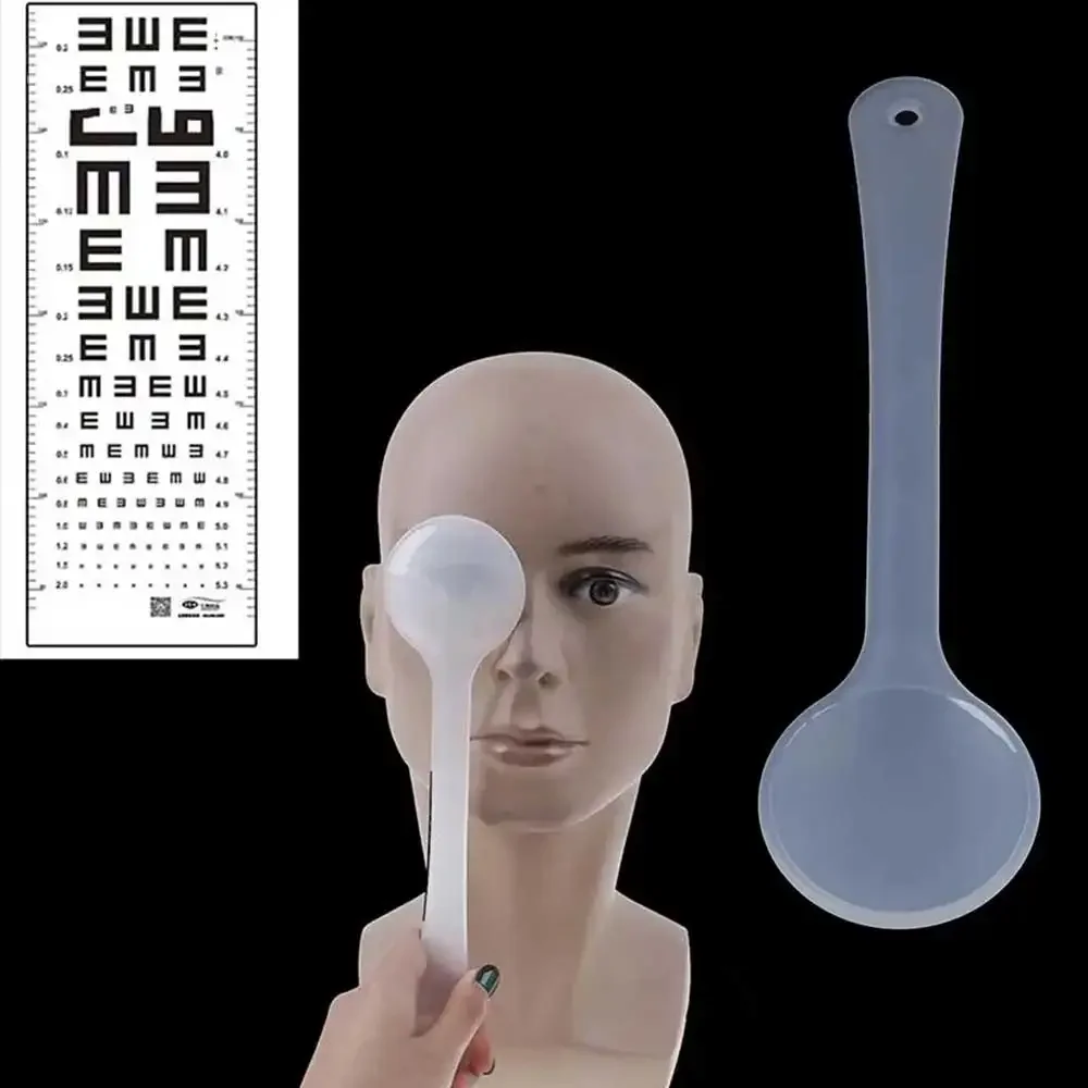 

1-10 шт. блок-пластина для окклюдера для проверки зрения, экзаменатор для глаз, профессиональный прозрачный ручной инструмент для оптометрии