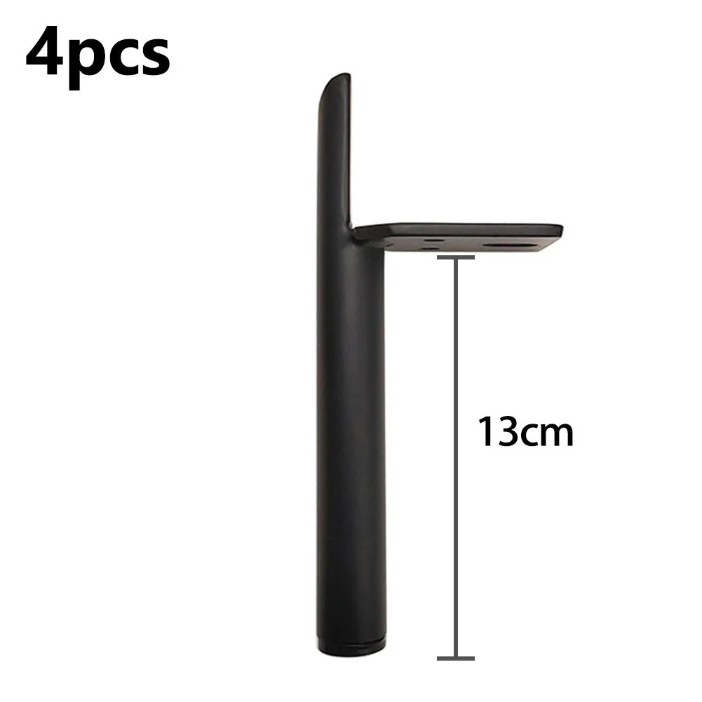 

4pcs Legs For Furniture Metal Sofa TV Cabinet Feet Bathroom Cabinet Bed Support Legs Coffee Table Replacement Legs Hardware