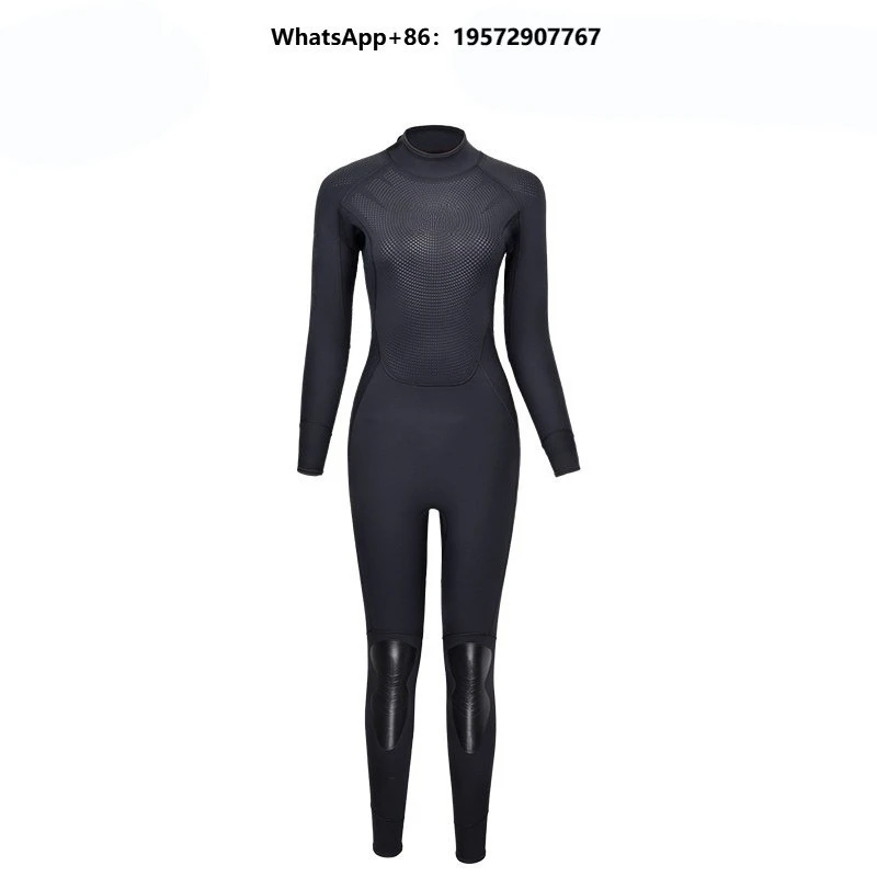 Customized  3.5/5mm Warm Surfing Swimming Diving Front Zipper Top Vest Wetsuit Jacket Coat