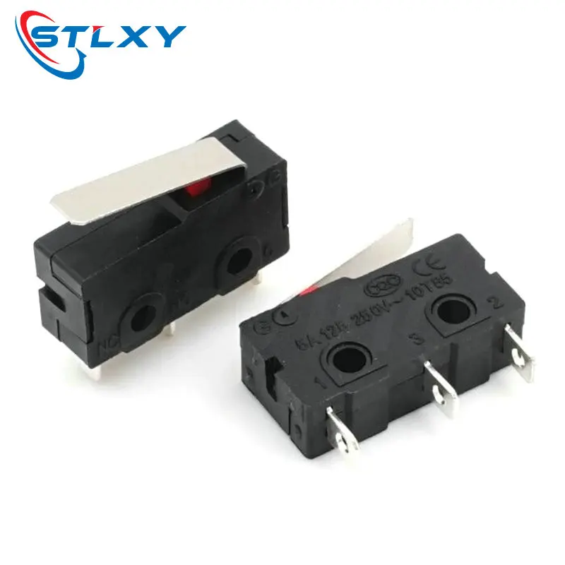 10PCS Tact Switch on off KW11-3Z 5A 250V Microswitch 3PIN Buckle New Straight Handle Switch The Micro Switch Contact Button 3PIN