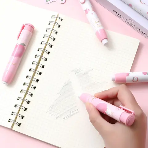 Kawaii Rosa Saftig Persika Mjukt Gummi Suddgummi För Skola Kontorsmaterial Frukt Pennsuddgummi Cool Stationery Koreansk Gåva 10 best sales rosa suddgummi - №8