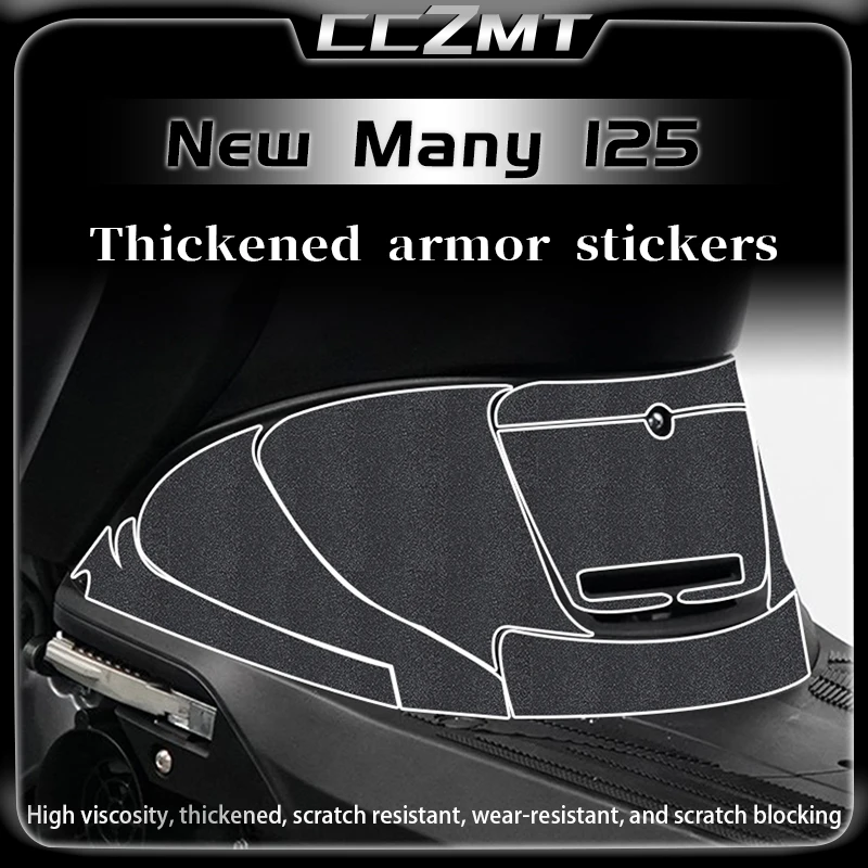 

For KYMCO New Many 125 thickened body armor protective film and anti-wear adhesive accessories modification