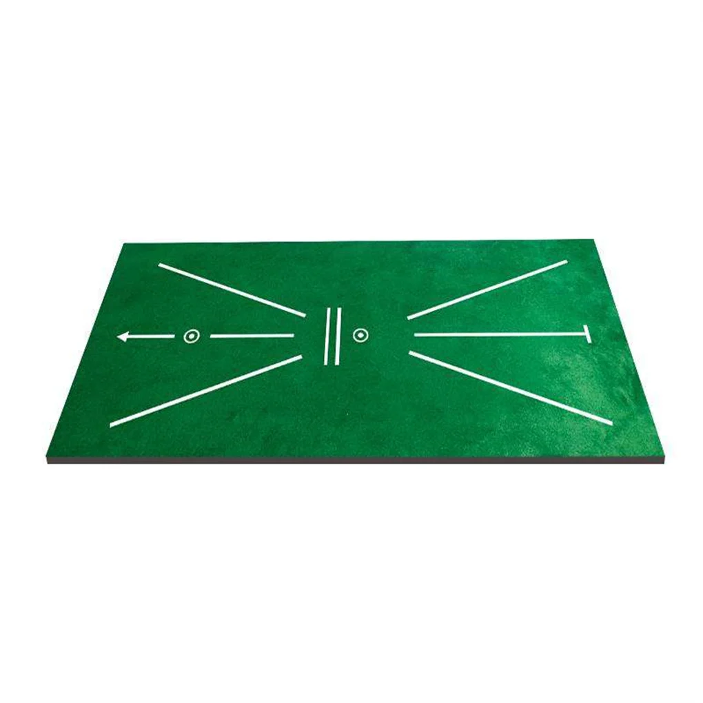 Golf Training Mat Portable Swing Detection Batting Hitting Driving Range Practice Position Ground Rug Pad Sport Backyard