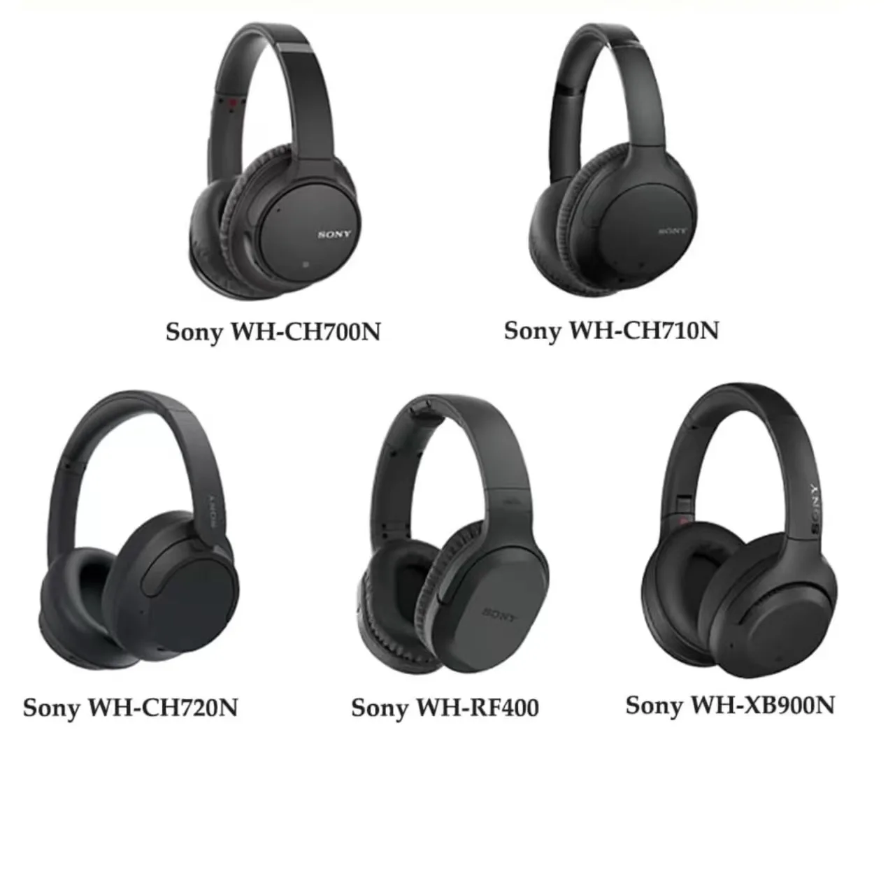 Penutup bantalan telinga Gel pendingin untuk Sony WH-CH700N CH710N MDR-ZX770 ZX780 10R suku cadang perbaikan bantalan telinga headphone earpad