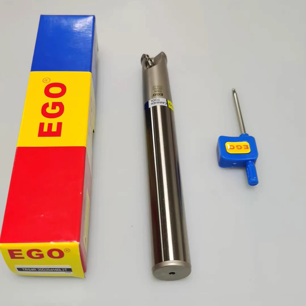 أدوات تثبيت الطحن EGO TRS4R حامل قضيب بت RDMT0802 قواطع باستخدام الحاسب الآلي مركز دوار للمخرطة أدوات المغزل آلات سكين جبل