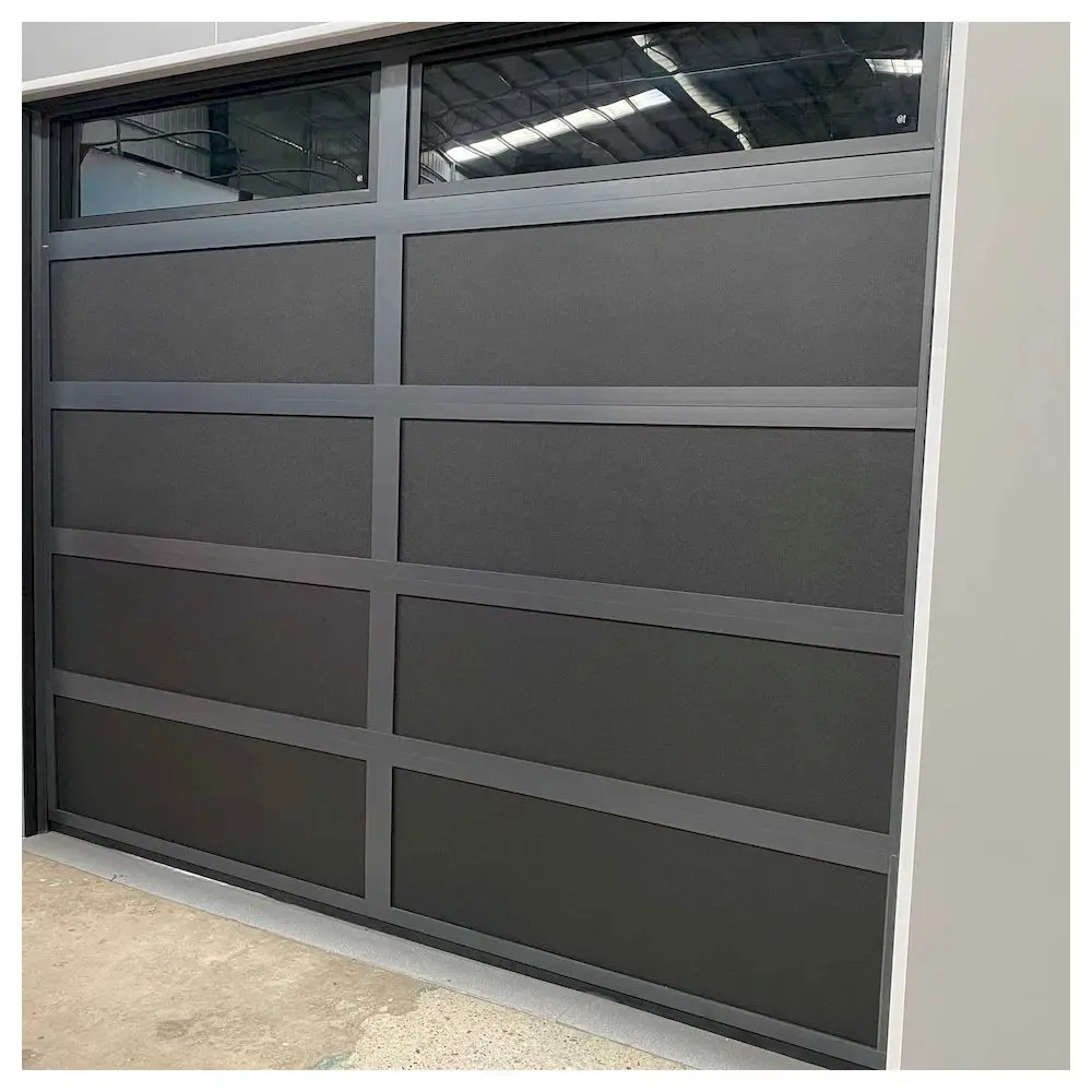 Prima Weatherproof Hot Sale Sandwich Panel Insulated Sectional Garage Door With Double Skin Steel Construction And Magnetic Seal