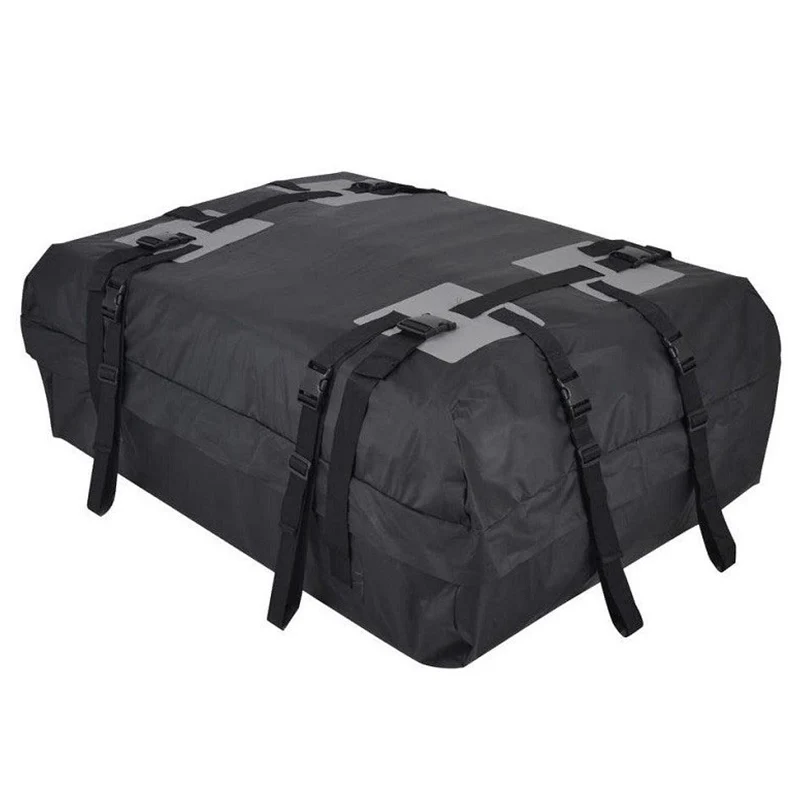 600D Waterproof Cargo Bag Car Roof Cargo Carrier Universal Luggage Bag Storage Cube Bag for Travel Camping Luggage Storage Box