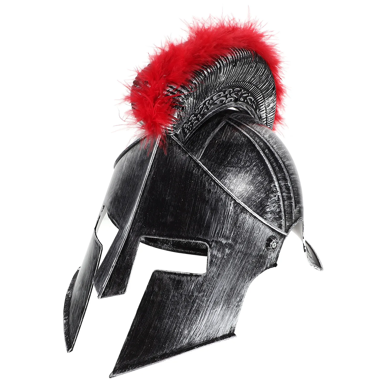 Roman Warrior Party Cosplay Hat Reusable PVC Adult Costume Accessory for Holiday Festival Carnival Photo Prop Roman