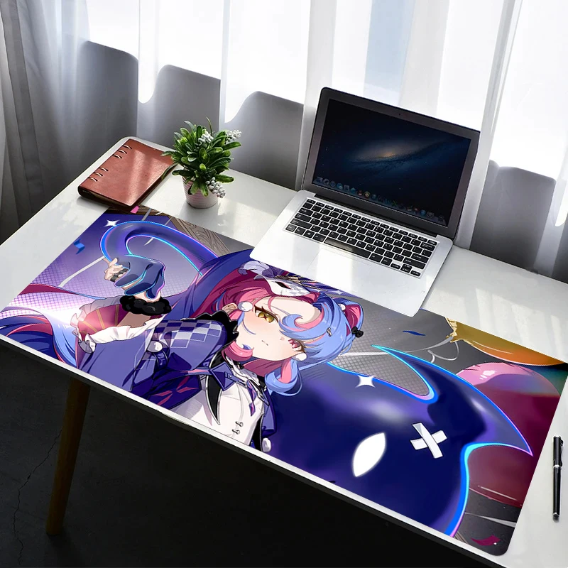 

Mouse Pad Laptop Rubber Extended Desktop Mat Computer Gamer Mousepad PC Wuthering Waves Roccia Gaming Accessories Keyboard Pad