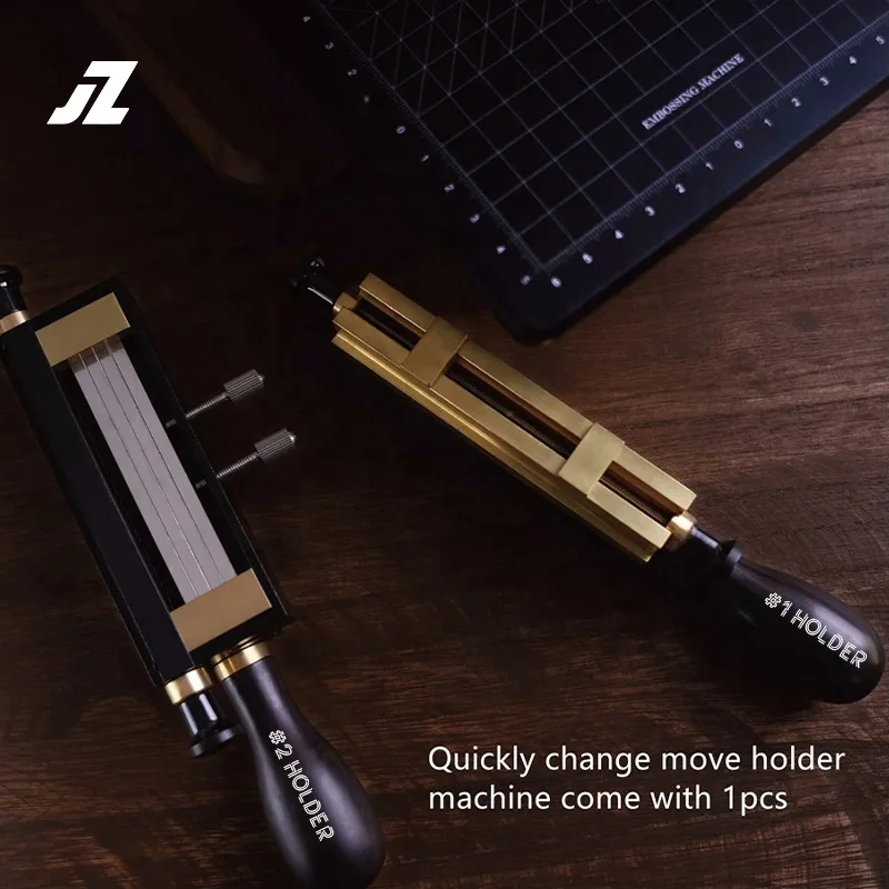 Multifunctionele stempelmachine Aangepaste lederen logo reliëf handmatige bronzingmachine Lasergeleider Foliedrukmachine