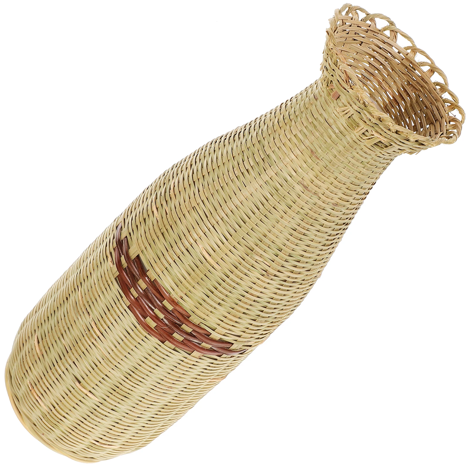 

Bamboo Vase Large Handmade Woven Flower Arrangement Vases for Living Room Tall Floor Dry Flowers Home Decoration