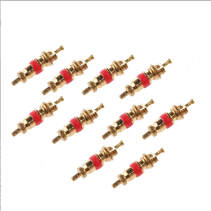 

10Pcs-30PCS Copper Car Bike Motorcycle Rubber Hose Tubeless Type Valve Insert Valve Core Kit Tire Valve Tools for Car Motorcycle