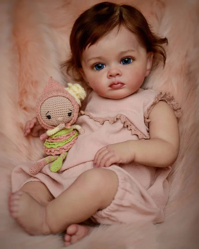 Full Body Silicone Reborn Toddler Baby Girl Soft Cuddly Cloth Body Lifelike Paint Art Dolls Children Christmas Surprise Toy Girl