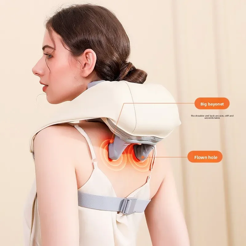 

2025 Shoulder and Neck Massage Shawl Neck Trapezius Electric Massager Clip Kneading Neck and Shoulder Massager