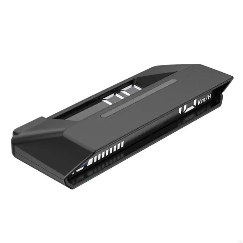 87HE S100 Head Up Digital OBD2 Driving Temperature Speedometer Overspeed Alarm Meter