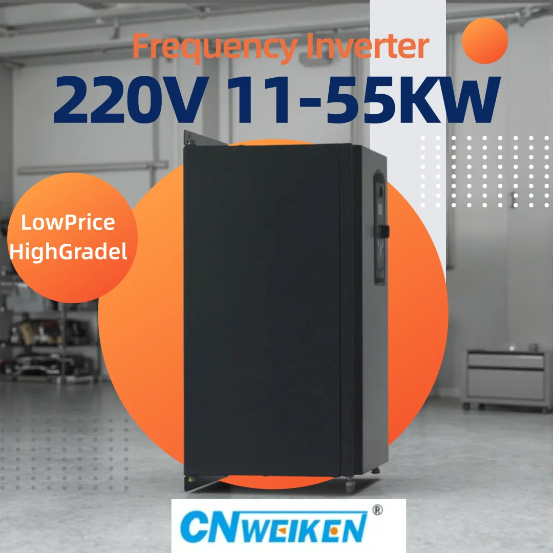 Hot Selling VFD 3ph 220V-3ph 220V 11/15/18.5/22/30/37/45/55KW Frequency Converter Variable Drive  for Three Phase Motor cnweiken