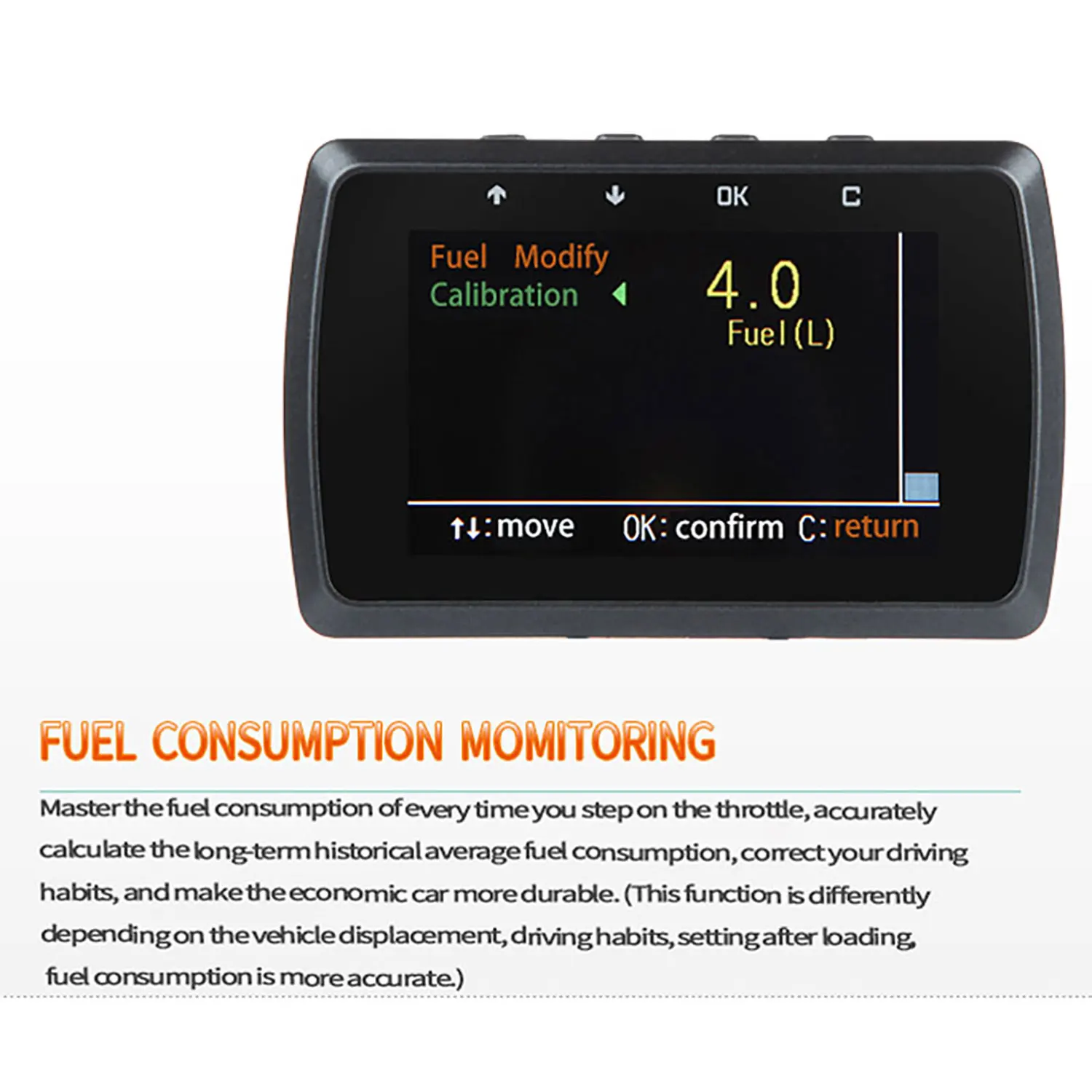 New A501 Car HUD Head Up Display Instrument High-definition Car Intelligent OBD Driving Computer Fuel Consumption Vehicle Speed