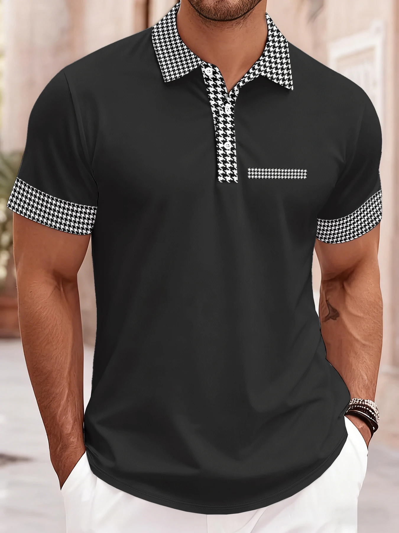 2026 Summer Men's Polo Shirt - 3D Printed Design Breathable Lightweight Stylish and Fashionable Outdoor Men's Clothing