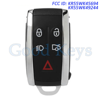 KEYECU KR55WK49244 KR55WK45694 315MHz 433MHz FSK/ASK Keyless Remote Key Fob for Jaguar XF XK XFR XKR 2006-2015 XJ8 XK8