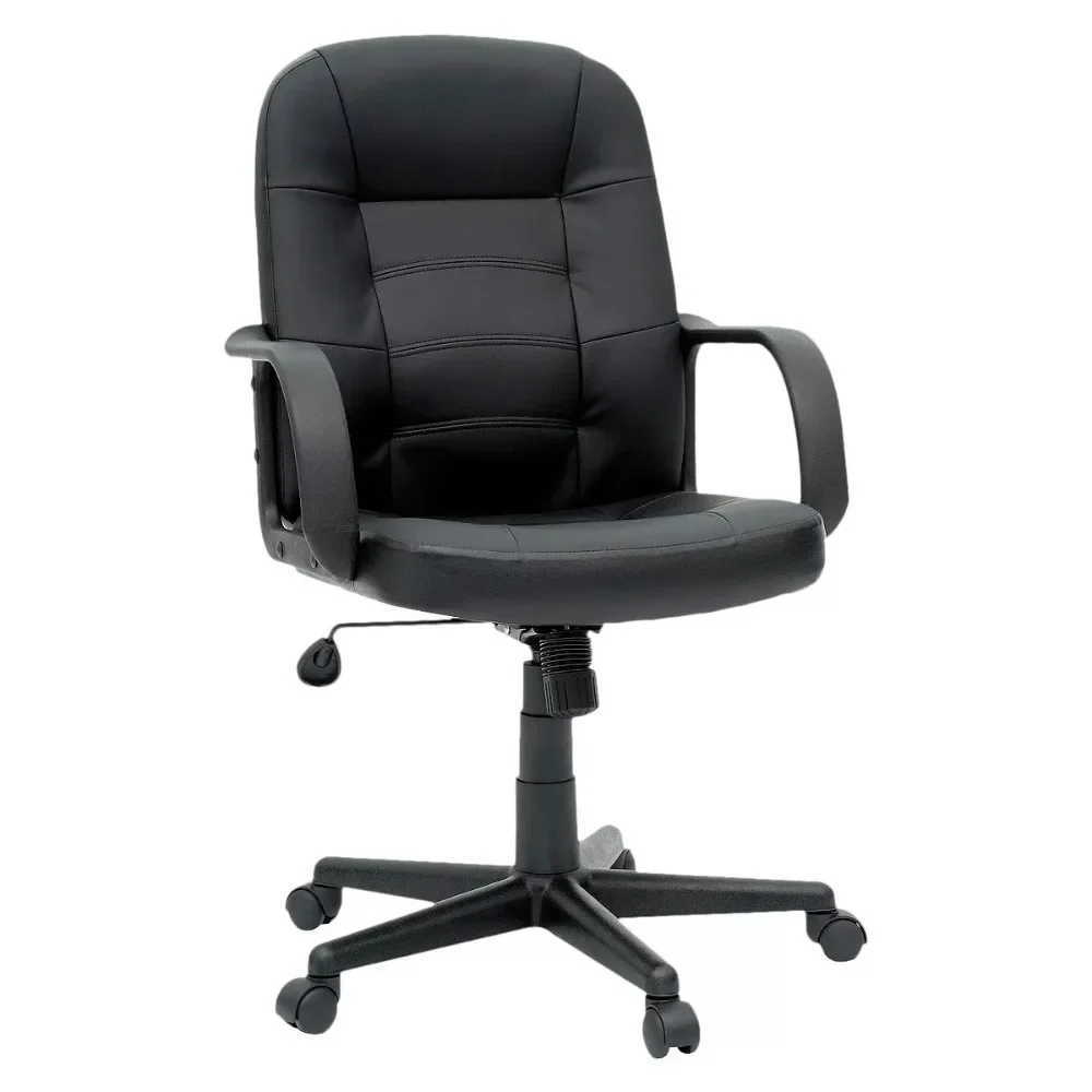 

Office Chair Bonded Leather Black, Office Furniture