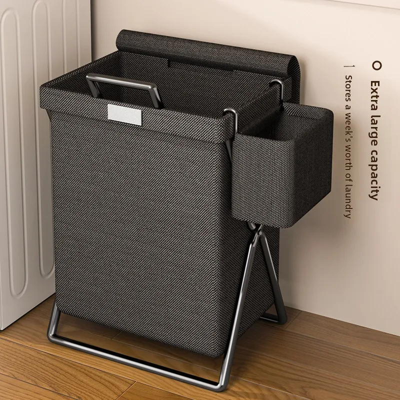 سلة غسيل كبيرة السعة قابلة للطي، سلة تخزين للحمام، سلة ملابس متسخة للاستخدام المنزلي، منظم لغرفة النوم