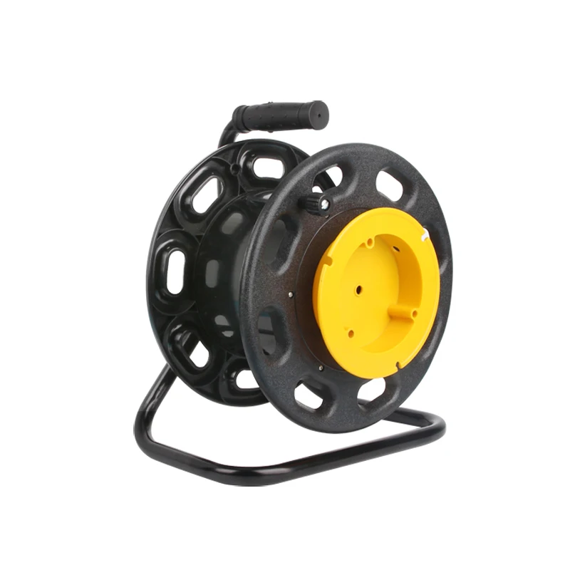 Manual Cable Winding Reel Optical Mobile Fiber Power Signal Line Small Empty Disk Plastic Light Strip Receive Put Winder