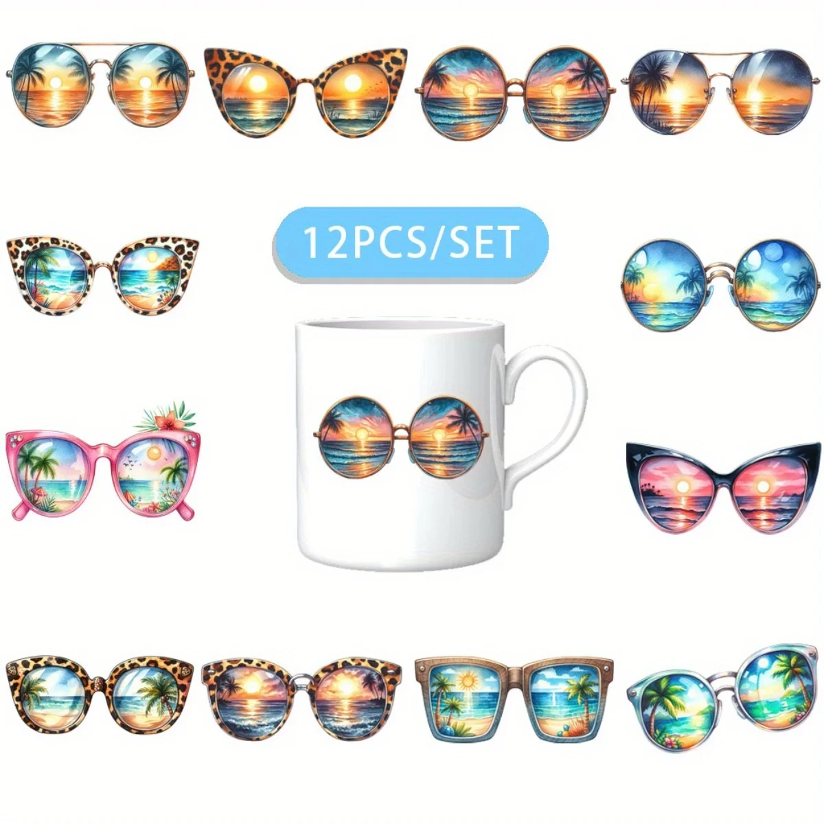 12PCS Set Summer Su…
