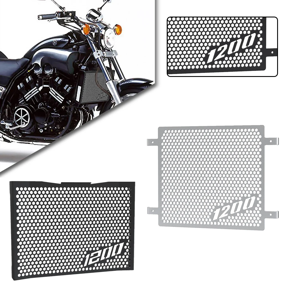 

VMAX1200 Radiator Guard Grill Cover FOR YAMAHA VMAX 1200 V Max 1985 1996 1997 1998 1999 2000 2001 2002 2003 2004 2005 2006 2007