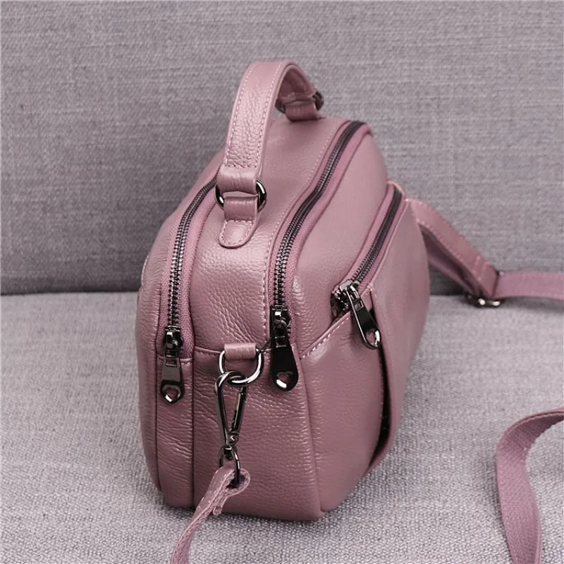 Women Bag Large Capacity New Portable Shoulder Crossbody Small Square Fashion Trendy Big Bag PU Leather Multi-Layer