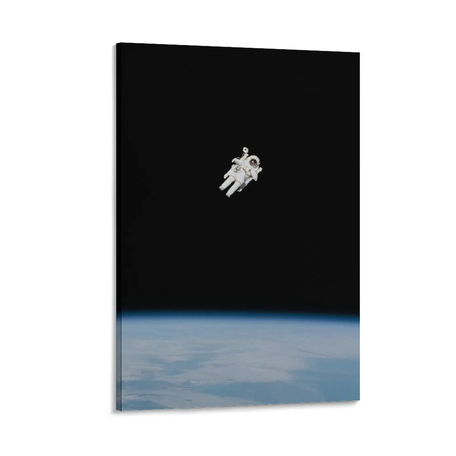 

Space Force astronaut above the earth NASA picture in space cosmos USA Canvas Painting Decoration wall house decorations