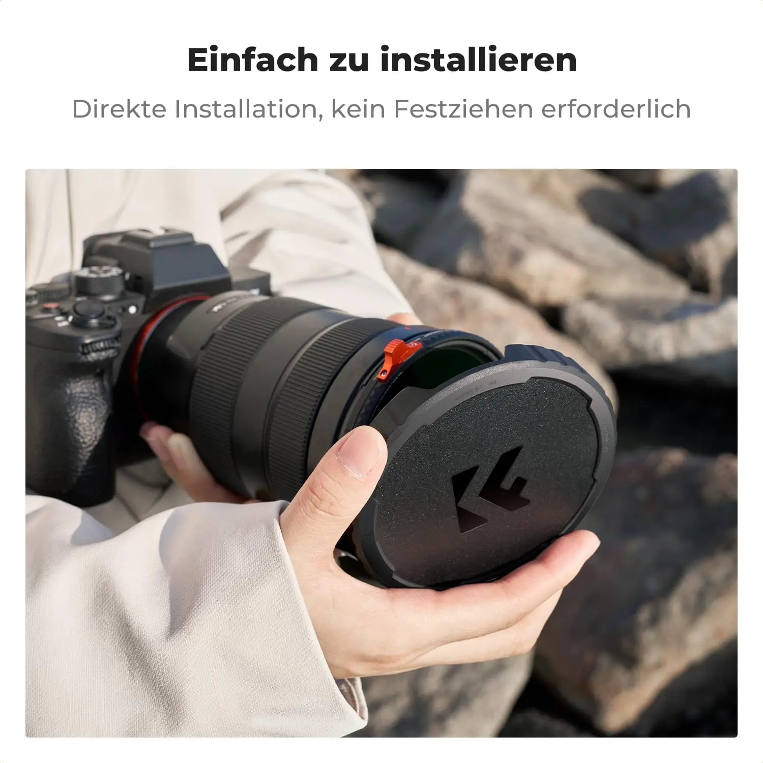 K&F CONCEPT Camera Lens Filter Cover Hood for K&F Variable Adjustable ND filter 67 72 77 82mm